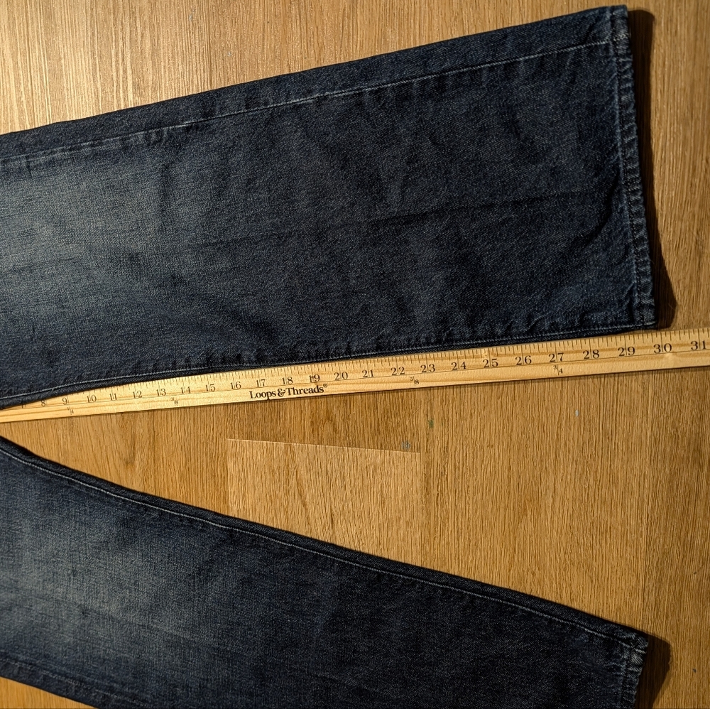 MOTHER SUPERIOR Rambler Zip Sneak sz 30 in Unplugged, a Dark Blue w/ Clean Hems - Picture 4 of 15